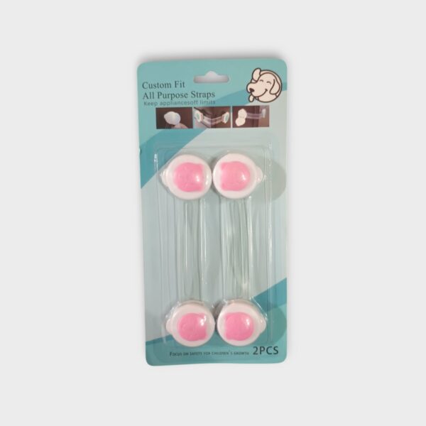 Set de 2 Seguros Adhesivos para Puertas – Protección Infantil - Imagen 2