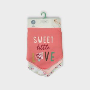 Pack 3 Baberos Bandana de Algodón – Estilo y Protección - niña