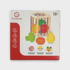 Cubo frutas de Encaje Didáctico
