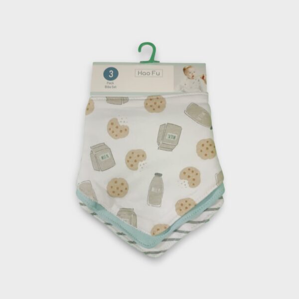 Pack 3 Baberos Bandana de Algodón – Estilo y Protección