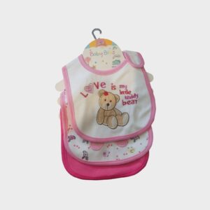 Pack 3 Baberos Impermeables para Bebé - niña