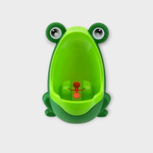 Urinario Infantil de Entrenamiento – Divertida Forma de Rana - verde