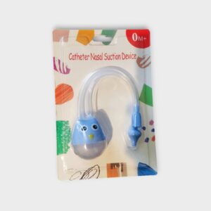Aspirador Nasal – SacaMoco con Punta de Silicona Suave - celeste