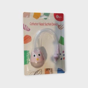 Aspirador Nasal – SacaMoco con Punta de Silicona Suave - rosa