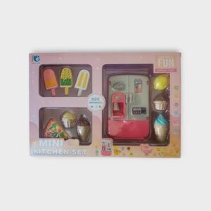 Set Mini Refrigerador, Helados y Alimentos