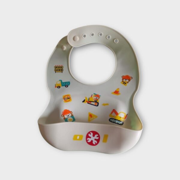 Babero de Silicona para Bebé – Con Bolsillo Recolector de Comida - Imagen 2