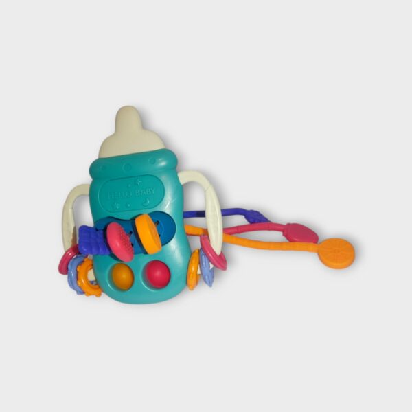 Mamadera Sensorial con Mordedor – Juguete Estimulador para Tirar y Pop desde 6 Meses - Imagen 2