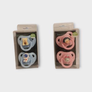Set de 2 Chupetes con Diseños Tiernos
