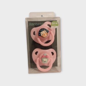 Set de 2 Chupetes con Diseños Tiernos - niña