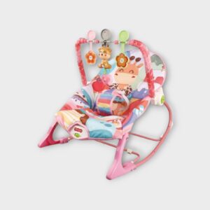 Silla Mecedora Relajante – Musical y con Vibraciones Calmantes - rosa